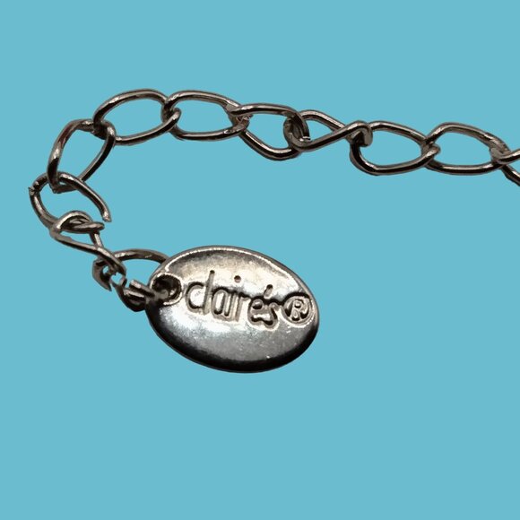 Claires Red Velvet Choker Necklace White Pom Santas Helper Child - Picture 5 of 5